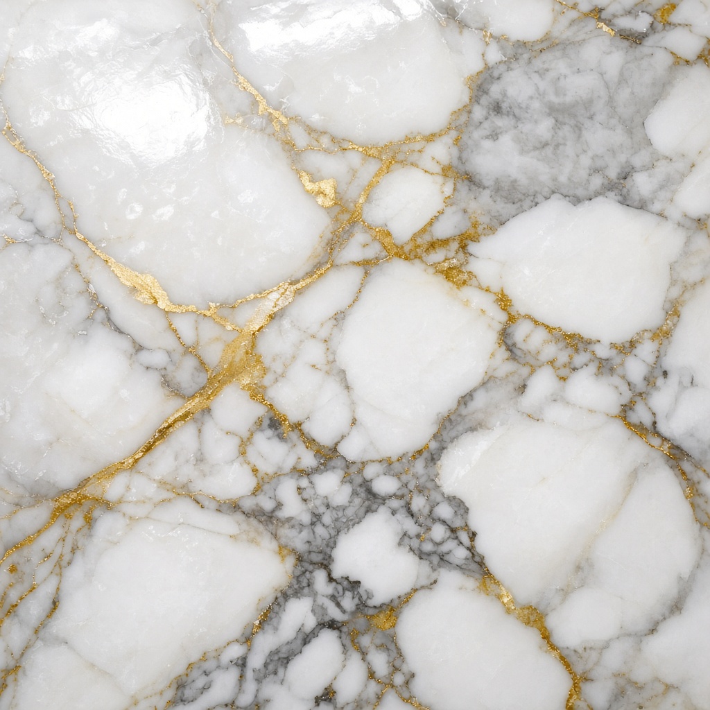 Close view of polished marble veining